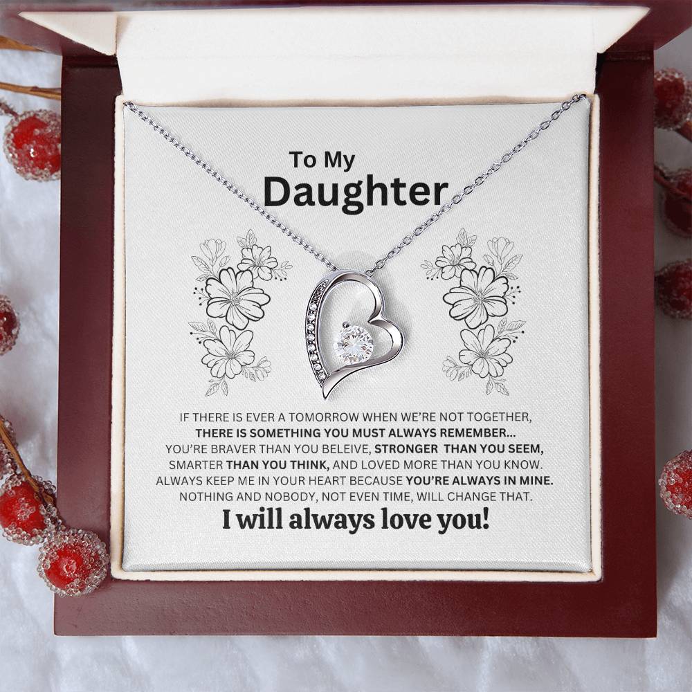 TO MY DAUGHTER / ALWAYS LOVE YOU (Forever Love Necklace)