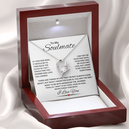 TO MY SOULMATE | NEVER FORGET (Forever Love Necklace)