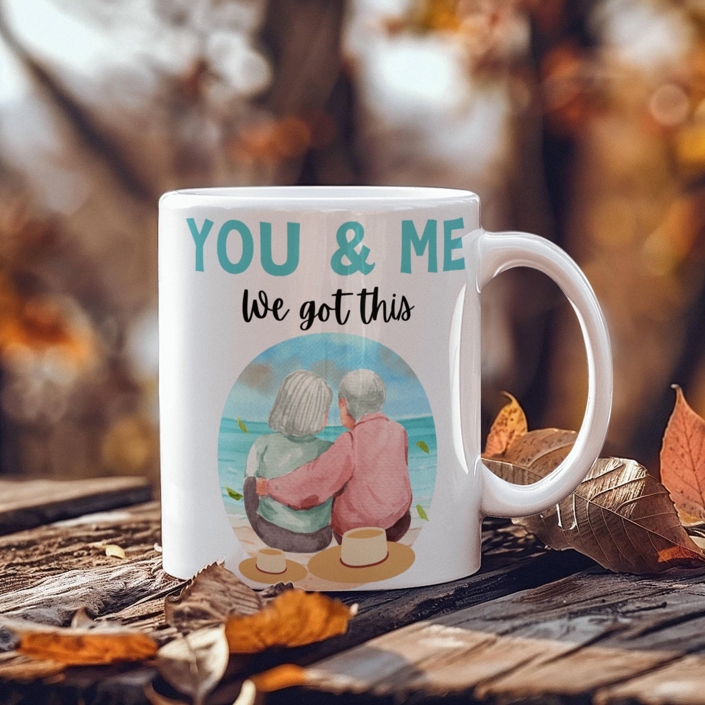 YOU & ME | We got this | 11oz White Ceramic Mug