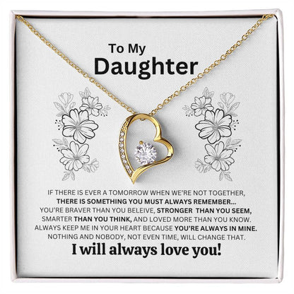 TO MY DAUGHTER / ALWAYS LOVE YOU (Forever Love Necklace)