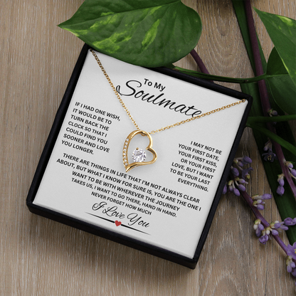 TO MY SOULMATE | NEVER FORGET (Forever Love Necklace)