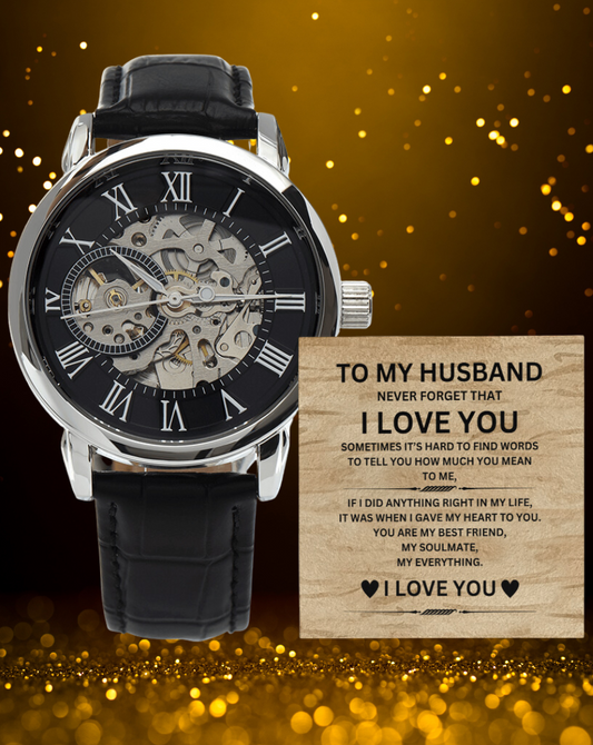 Anniversary Timeless Love Watch for Him