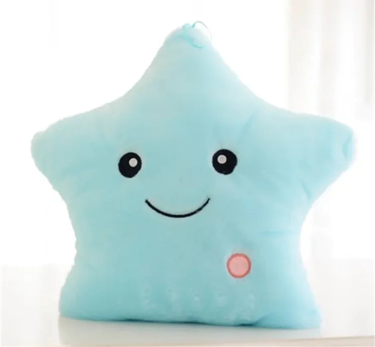 Colorful Luminous Star Pillow