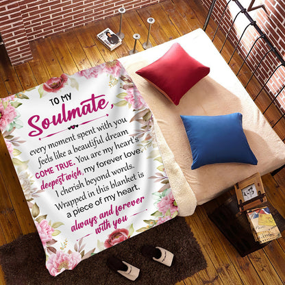 To My Soulmate | Always and Forever | Blanket