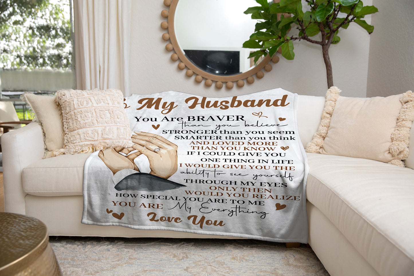 To My Husband | You Are My Everything | Blanket