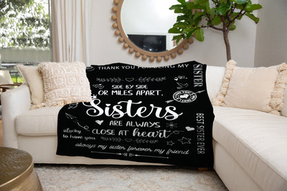 To My Sister | Side By Side | Blanket