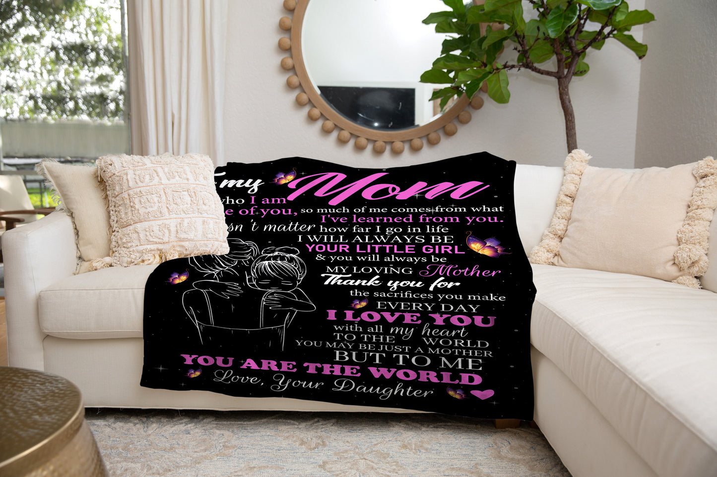 To My Mom | You Are The World | Blanket