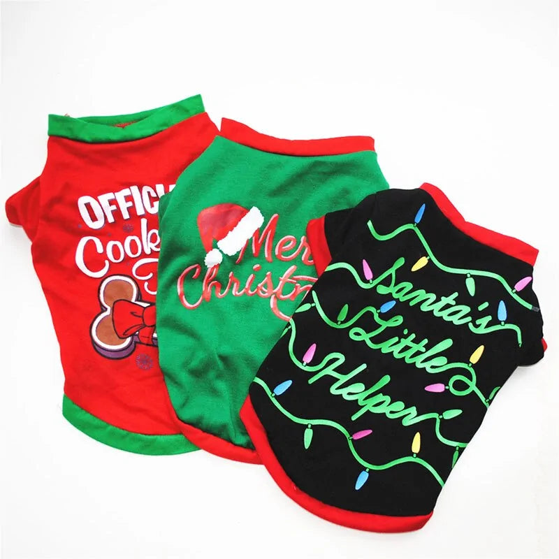 Pet Christmas Vest Shirt