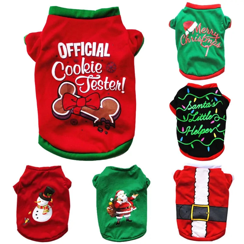 Pet Christmas Vest Shirt